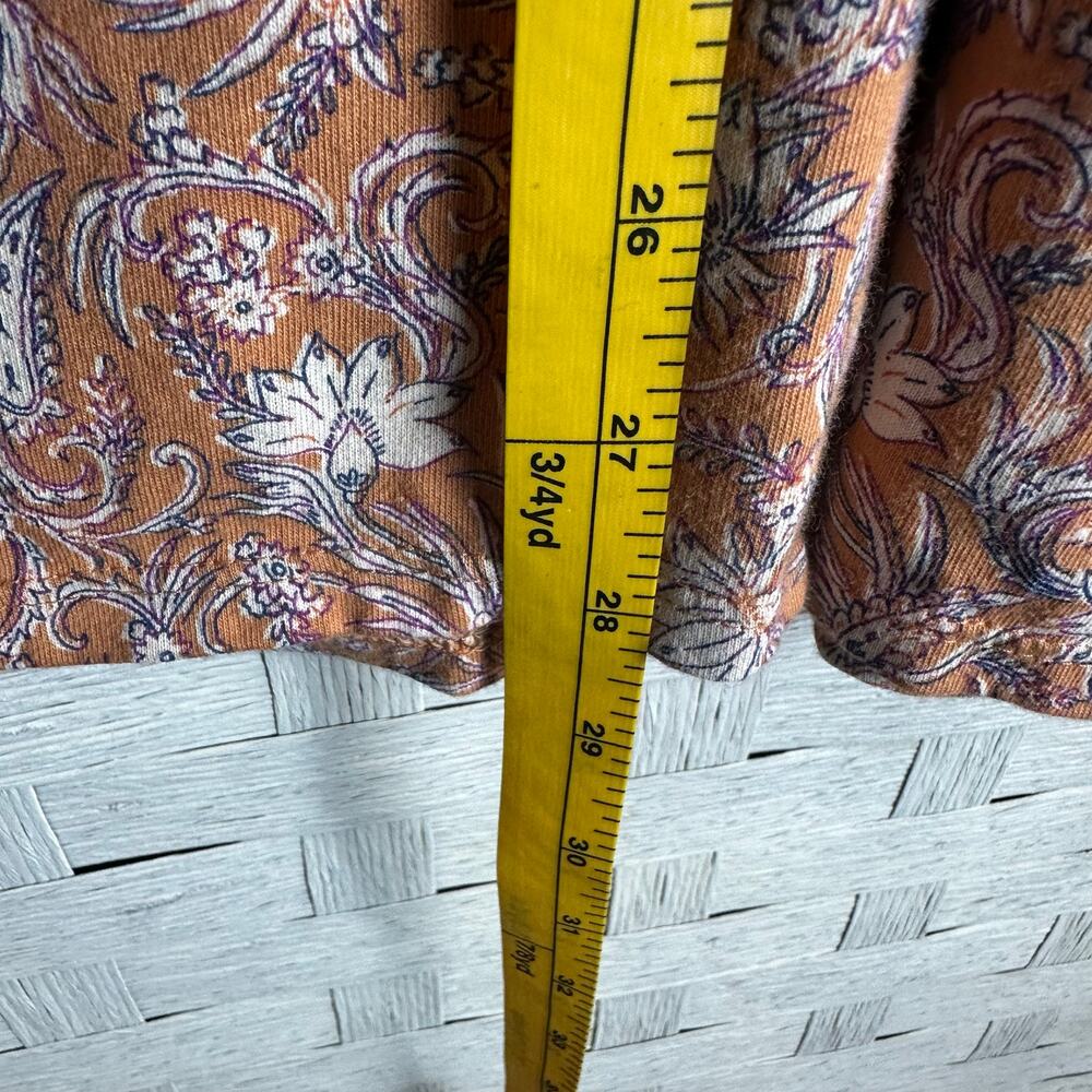 J Jill Womens everyday TShirt floral cuff sleeve round collar plus size ￼ - Picture 6 of 7